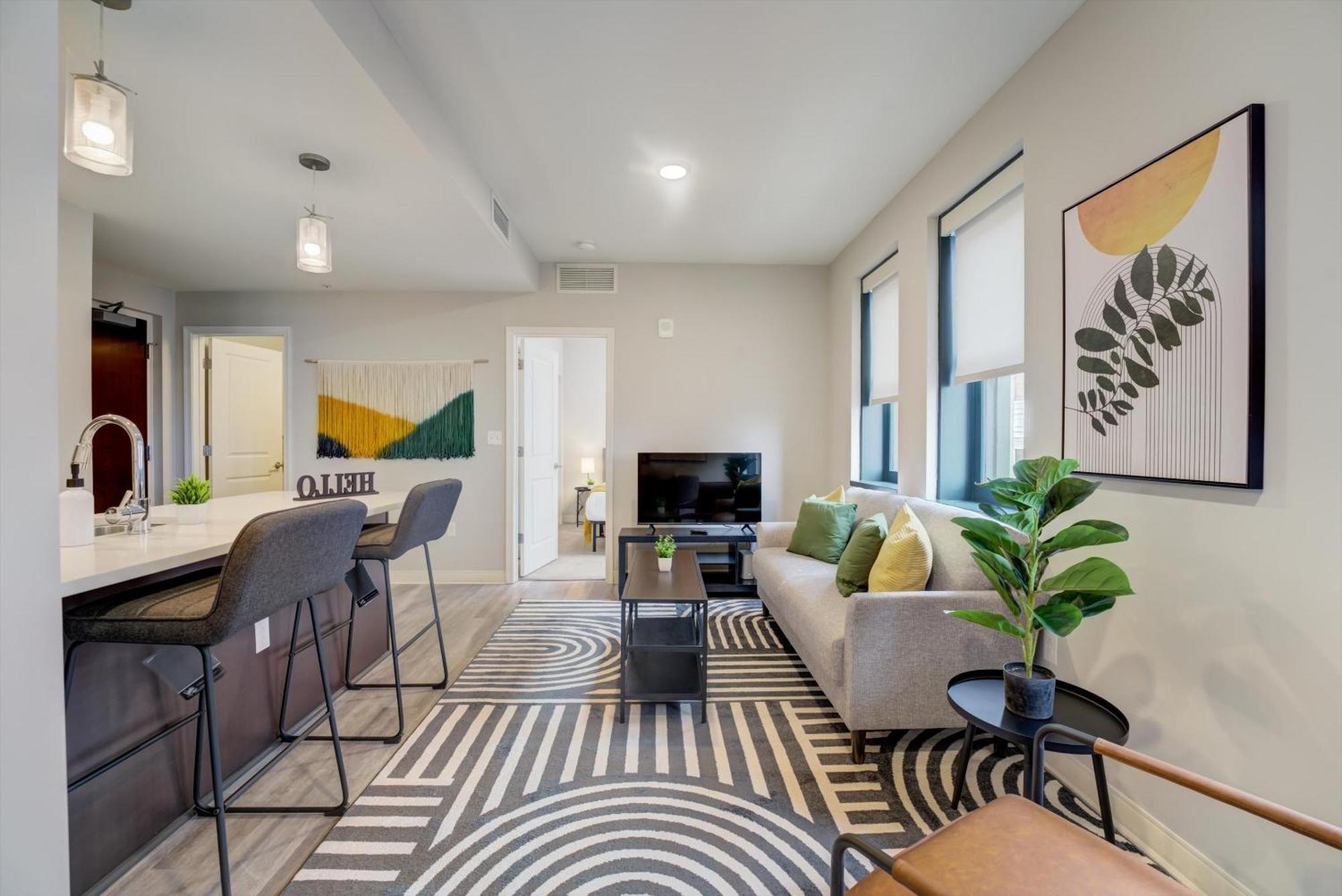 Frontdesk Athlon Apts Downtown Cleveland Apartment Bilik gambar